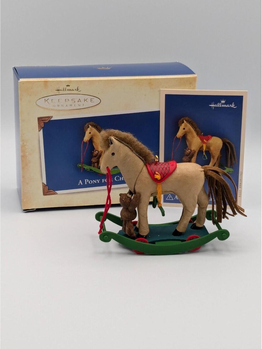 Hallmark Keepsake A Pony for Christmas 2004 Ornament, 7th in Series Ornament